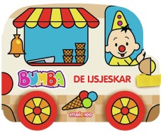 Livre en carton "De ijsjeskar" 200x150mm, en Néerlandais