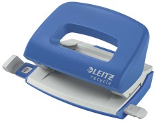 Perforateur "NeXXt Recycle Mini" avec réglette, capacité: 10 feuilles - Bleu